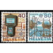SCHWEIZ SWITZERLAND [1979] MiNr 1154-55 ( O/used ) CEPT