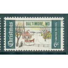 1384 6c Winter Scene Fine MNH MD. PreCnx R0358