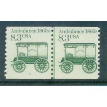 2128 8.3c Ambulance Fine MNH Dry Gum CNP Left 2 R0565