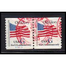 Used 2890 32c G Old Glory Very Fine CNP Left A5437 PA1600