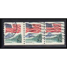 Used 2280a 25c U.S. Flag Fine PNC 13/3 PA2881