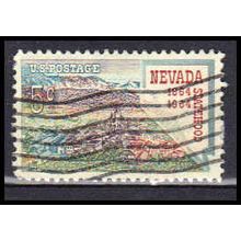 Used 1248 5c Nevada Very Fine KA5313