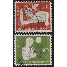 GERMANY BUND [1956] MiNr 0232-33 ( O/used )