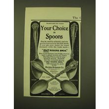 1902 1847 Rogers Bros. Spoons Ad - Avon, Columbia, Vesta and Berkshire