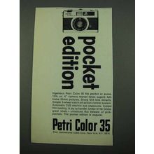1969 Petri Color 35 Camera Ad - Pocket Edition