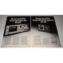 1978 Sony TC-K7 II Deck & Ferri-Chrome Cassette Ad