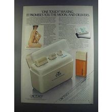 1982 One Touch Roll-On Wax Hair Remover Ad - Promises