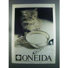 1982 Oneida Porringer and Fantasy Spoon Ad