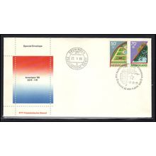 Event Cover Netherland 2 Stamps AMERIPEX '86 (Cachet-U/A) Box0350
