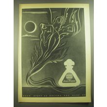 1945 Jean Patou Moment Supreme Perfume Advertisement - art by Boris Artzybasheff
