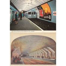 Baker Street Seven Sisters 3x Tube Station Postcard s