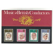 Great Britain British Conductors 4v Pres. Pack 1980 MNH SG#1130-1133 Sc#920-923