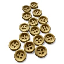 13mm Natural Wooden Buttons 4 Hole Sewing Cardigan Sewing Knitting Crafts