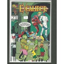 Excalibur, #9, Marvel Comic, 1989, Mid Grade