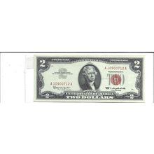 1963 US Red seal Crisp UNC
