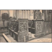 Stalles Côté Droit, L'Eglise, Montréal, c.1910 - Deroye CPA
