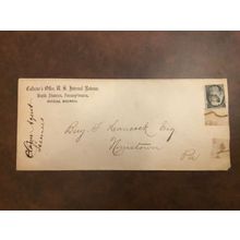 ICOLLECTZONE Postal History Black Jack on Cover Internal Revenue (E100)