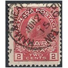 Canada 1915 SG230 2c Rose-Camine War Tax Fine Used ..