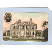 MA Cambridge Longfellows Home w/Small Photo ma_box1~372