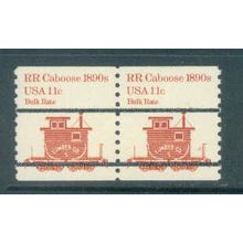 1905a 11c Railroad Caboose Fine MNH Dry Gum Pair PreCnx G0813