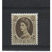 GB.SG584 1s Bistre-Brown.Mounted Mint.Jul25
