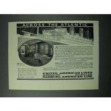 1925 United American, Hamburg American Line Cruise Ad