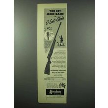 1953 Mossberg Shotgun Ad - More Game C-Lect-Choke