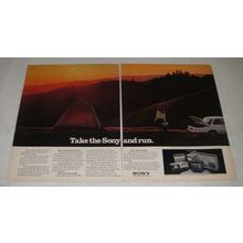 1980 Sony Portable TV's and Radios Ad - FX-412, ICF-7750W, KV-5200, CFS-55