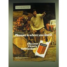 1985 Viceroy Cigarettes Ad - Where you find it