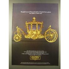 1986 Johnnie Walker Black Label Scotch Ad - Crown Prince Joseph of Austria