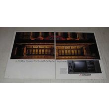 1988 Mitsubishi Home Theater Systems Ad - Best Theaters
