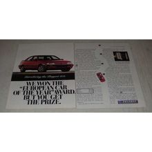 1988 Peugeot 405 Car Ad - You Get the Prize