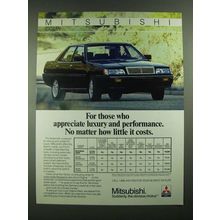 1988 Mitsubishi Sigma Ad - Appreciate Luxury and Performance