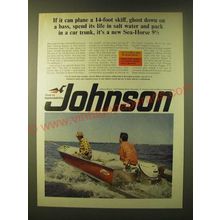 1966 Johnson Sea-Horse 9 1/2 Outboard Motor Ad