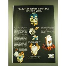 1966 Ex-cell-o Pure-Pak Cartons Ad - We haven't put wax in Pure-Pak cartons