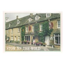 OLD STOCKS HOTEL, STOW-ON-THE-WOLD, unused postcard J Arthur Dixon =