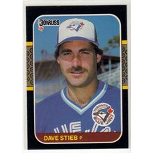 1987 Donruss Dave Stieb baseball card #195 – Blue Jays