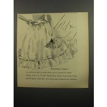 1951 Lord & Taylor Petticoat Ad - Crinoline craze
