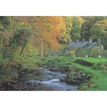 River Artro Llanbedr Welsh Postcard