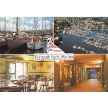 Falmouth Yacht Marina Postcard