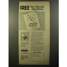 1954 Knox Unflavored Gelatine Advertisement