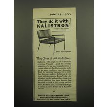 1955 United States Plywood Kalistron Advertisement - Chair by Kasperians