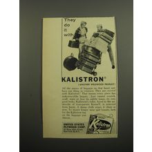 1955 United States Plywood Kalistron Ad - They do it with Kalistron