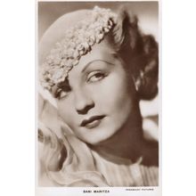 Sari Maritza Paramount Pictures Film Star Real Photo Postcard