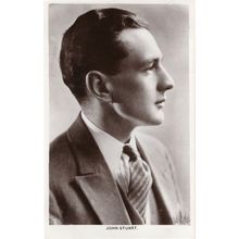 John Stuart Hollywood Film Actor Real Photo Postcard
