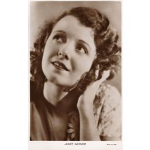 Janet Gaynor Film Actress MGM Hollywood Real Photo Postcard