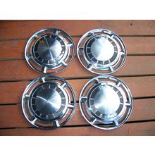 1962 DODGE LANCER HUBCAPS (4) OEM 13" #2266144