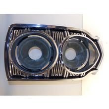 1965 Dodge Polara LH Headlight Trim Buckets Bezel Door OEM 2445249 2524065