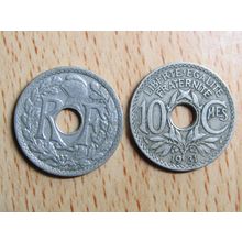 France Republic 1931 10 Centimes Coin