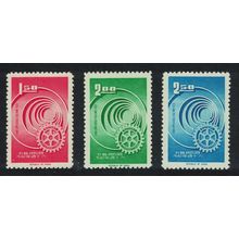 Taiwan Rotary Intl 3v 1965 MNH SG#538-540 MI#560-562